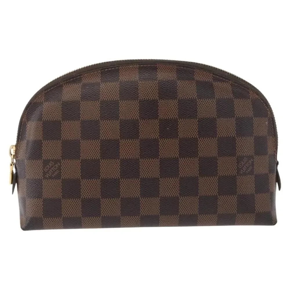 Louis Vuitton Damier Ebene Pochette Cosmetic GM Pouch Brown
